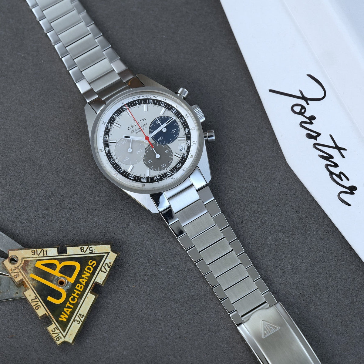 Forstner Flat Link フラットリンク ZENITH El Primero Revival ゼニス エル・プリメロ リバイバル 38mm