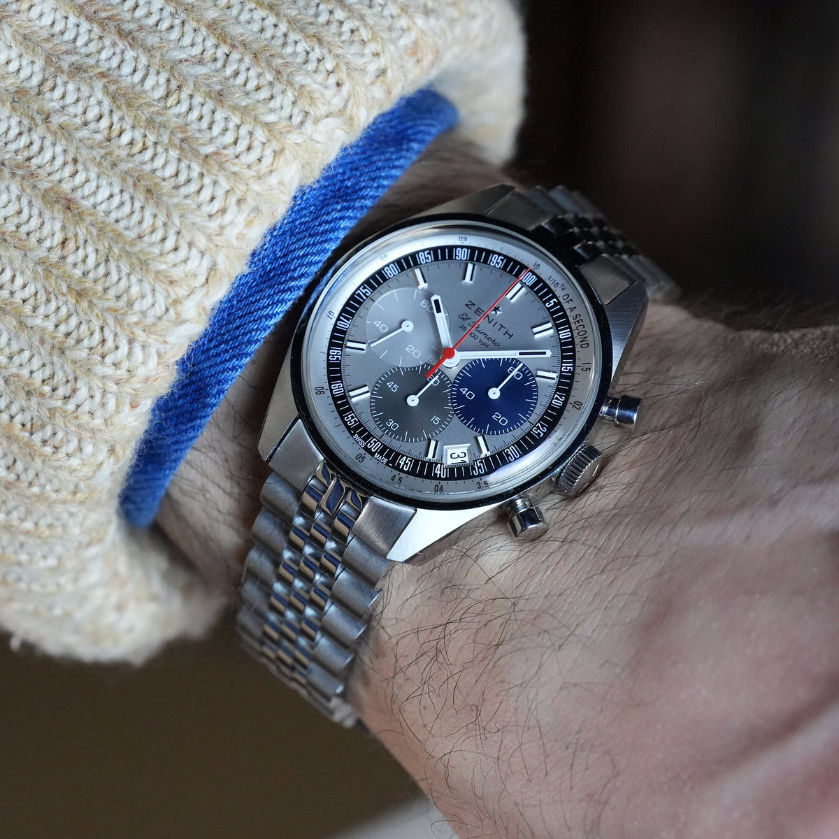 Forstner Model J ZENITH El Primero Chronomaster Original ゼニス エル・プリメロ クロノマスター オリジナル 38mm
