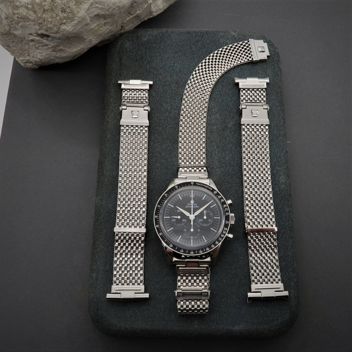 Forstner Komfit コムフィット "JB" メッシュブレスレット （ナロー/ストレートエンド）