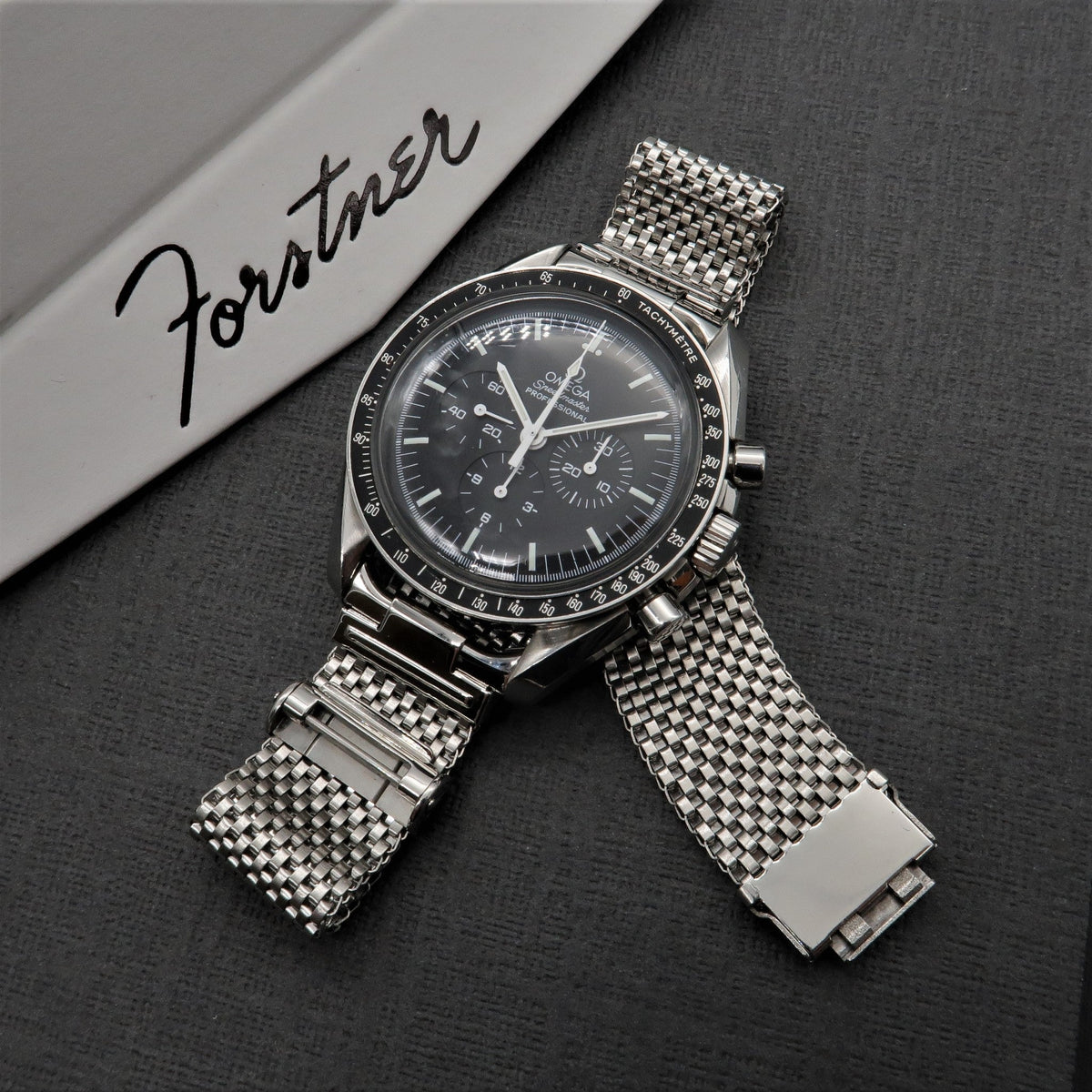 Forstner Komfit コムフィット "JB" メッシュブレスレット （ワイド/ホーンド）
