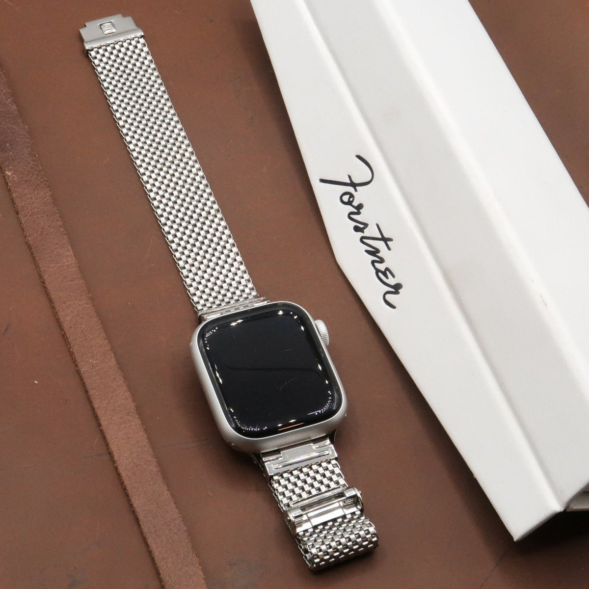 Forstner Komfit コムフィット "JB" メッシュブレスレット Apple Watch アップルウォッチ（ワイド）